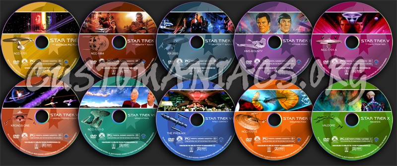 Star Trek Collection dvd label