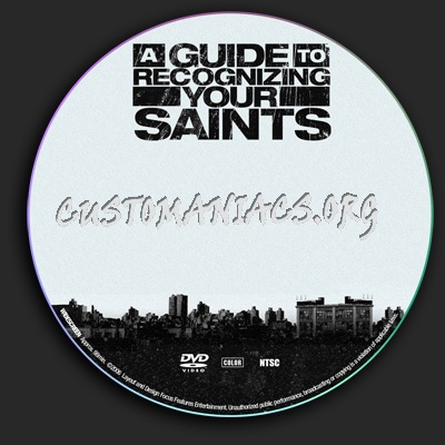 A Guide to Recognizing Your Saints dvd label