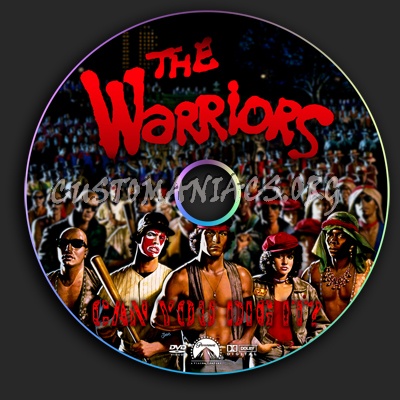 The Warriors dvd label