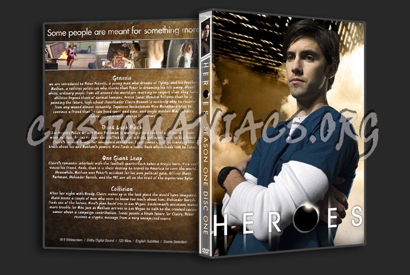 Heroes - Season 1 dvd cover