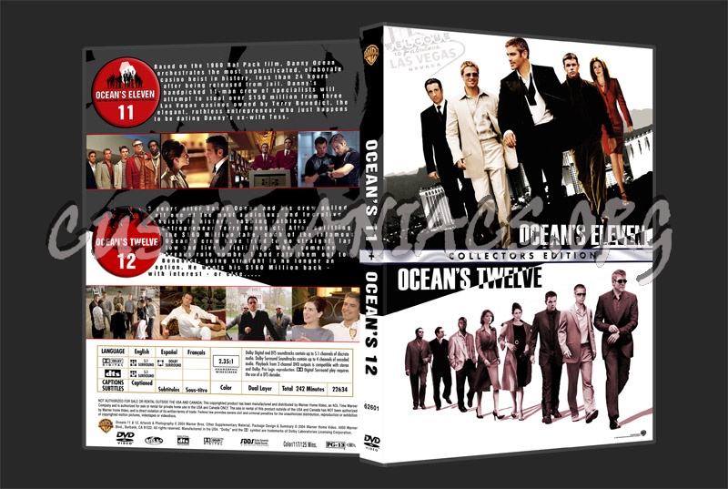 Ocean's 11 / 12 dvd cover