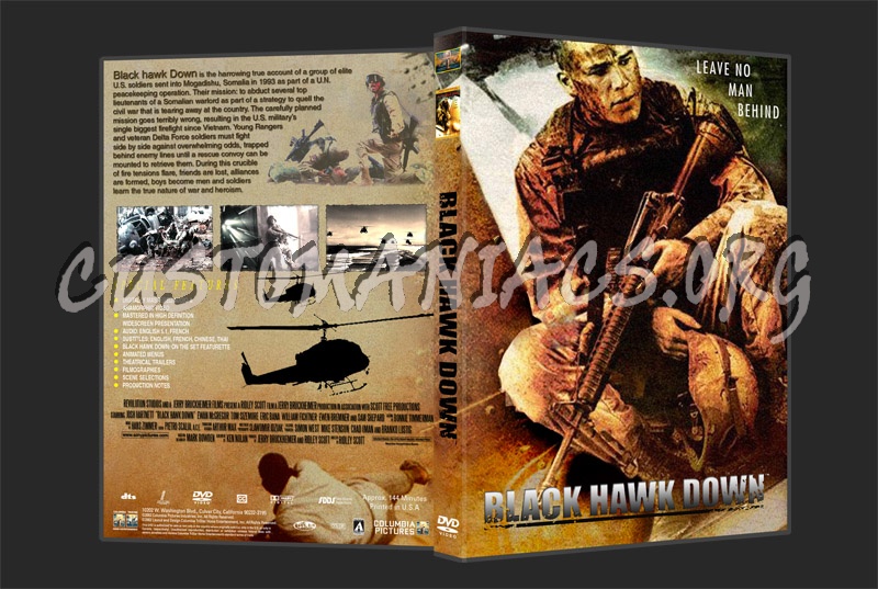 Black Hawk Down dvd cover