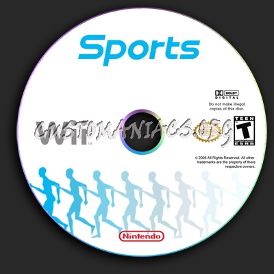Sports dvd label