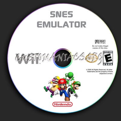 SNES Emulator dvd label
