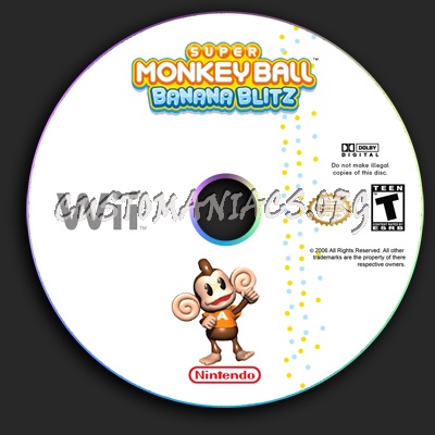 Monkey Ball dvd label