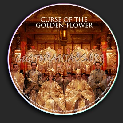Curse of the Golden Flower dvd label