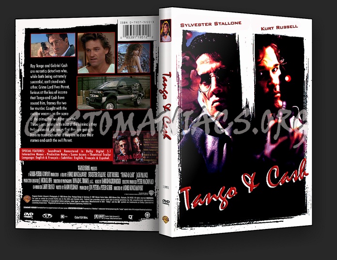 Tango & Cash dvd cover