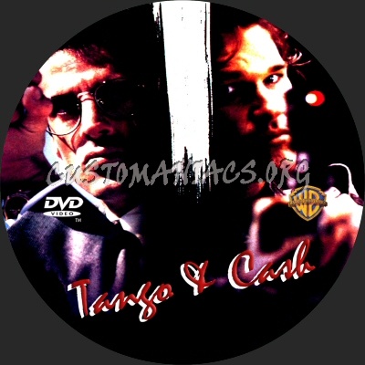 Tango and Cash dvd label