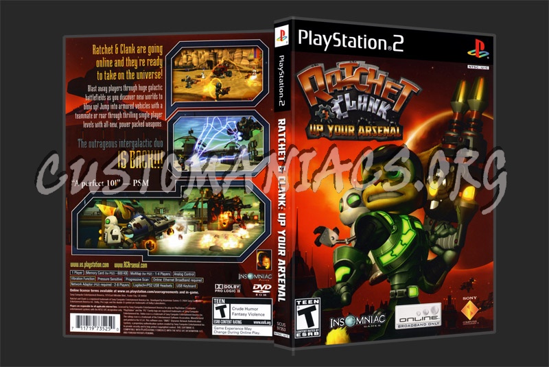 Ratchet & Clank Up Your Arsenal dvd cover