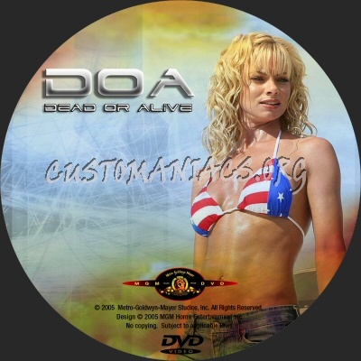 DOA - Dead or Alive dvd label