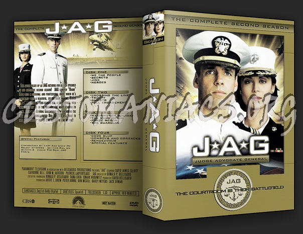 JAG season 2 cover dvd cover