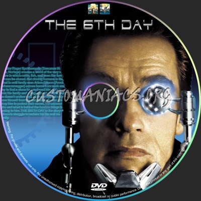 The 6th Day dvd label