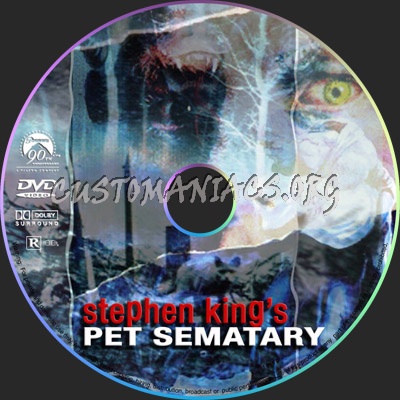Pet Sementary dvd label