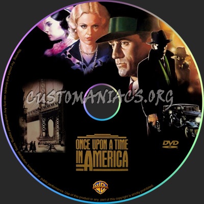 Once Upon A Time In America dvd label