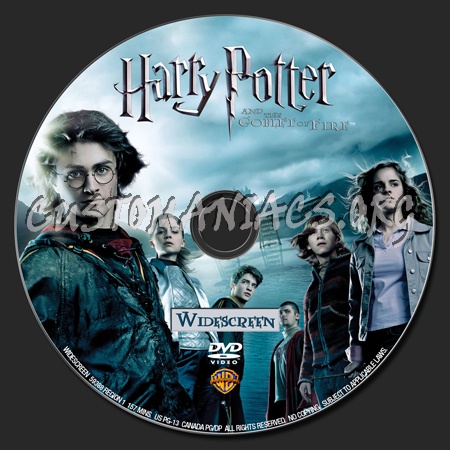 Harry Potter And The Goblet Of Fire dvd label