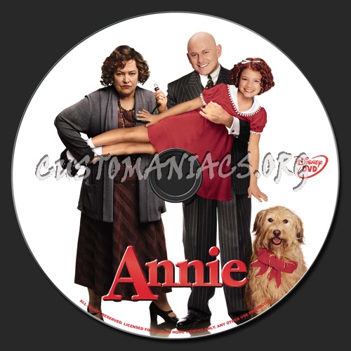 Annie (1999) dvd label