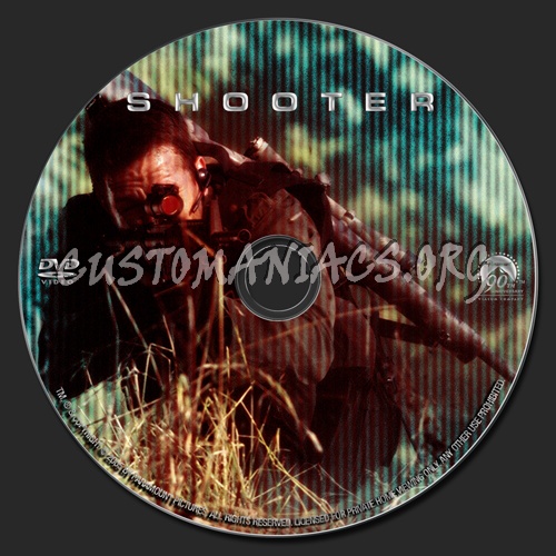 Shooter dvd label