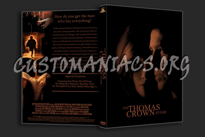 The Thomas Crown Affair dvd cover