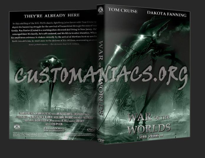 War Of The Worlds dvd cover