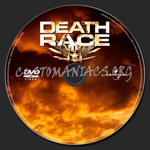 Death Race dvd label