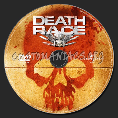 Death Race dvd label