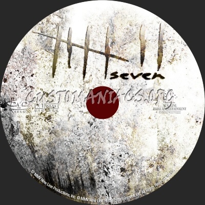 Se7en / Seven dvd label