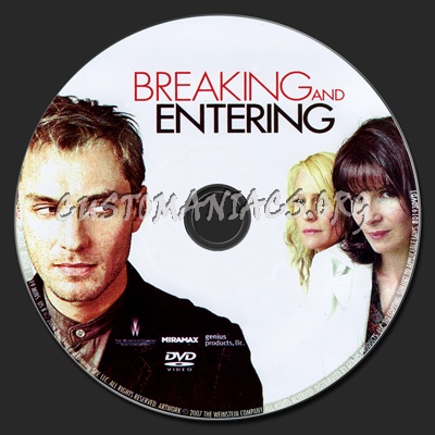 Breaking & Entering dvd label