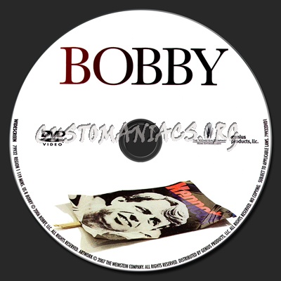 Bobby dvd label