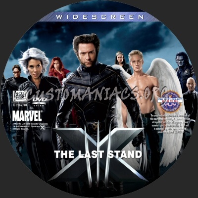 X-Men 3: The Last Stand dvd label