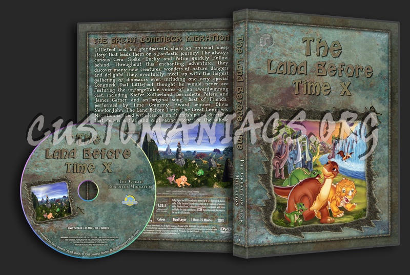 land before time volume 10 - The Great Long Neck Migration dvd cover
