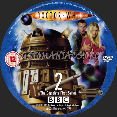 Doctor Who Series 1 dvd label