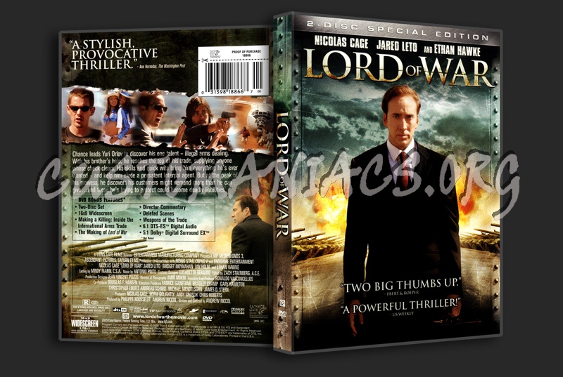 Lord of War dvd cover