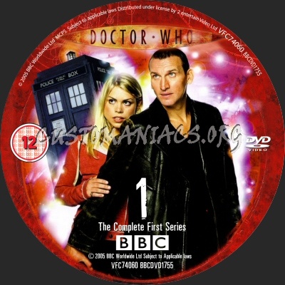 Doctor Who Series 1 dvd label