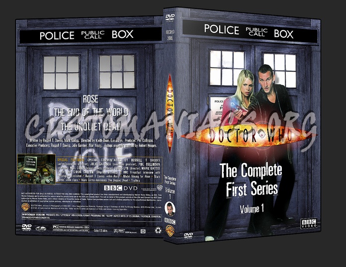 Doctor Who - Season 1 Volumes 1-5 dvd cover