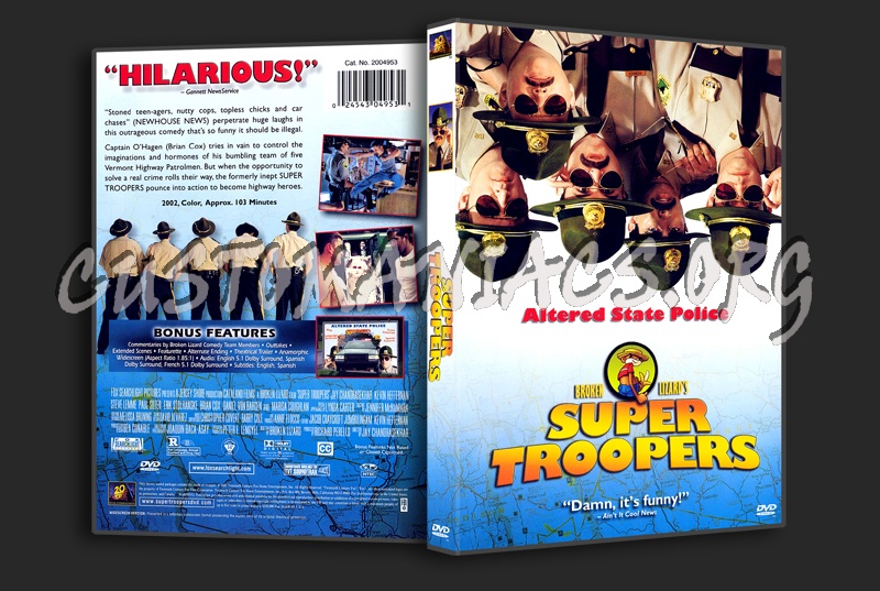 Super Troopers dvd cover