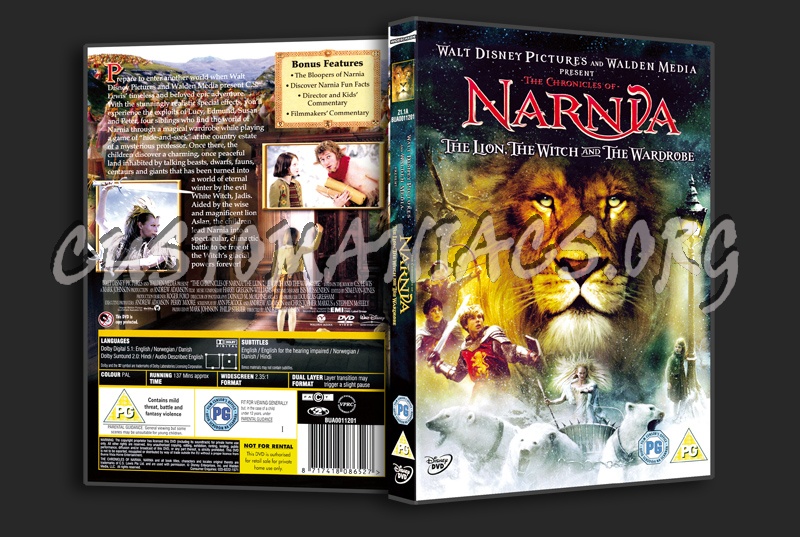 The Chronicles of Narnia dvd cover