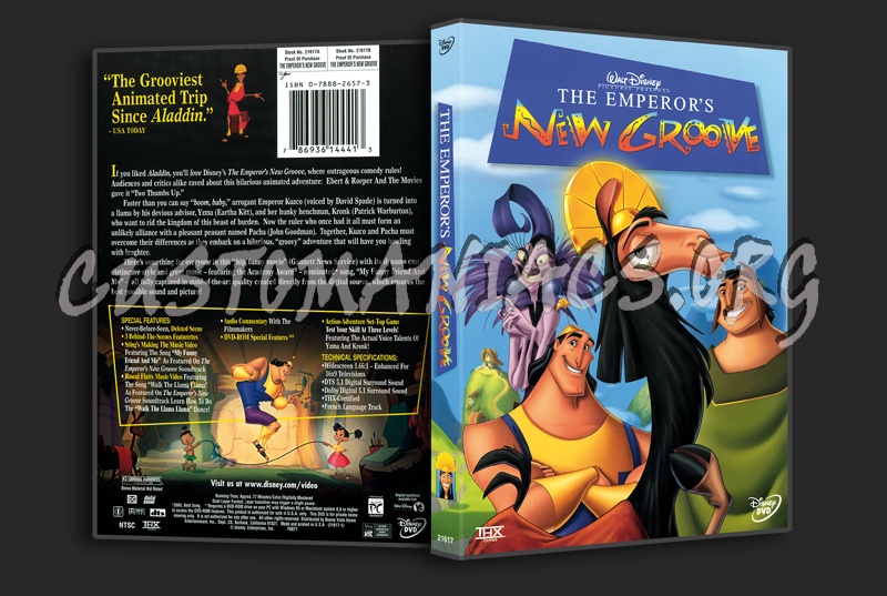 The Emperor's New Groove dvd cover