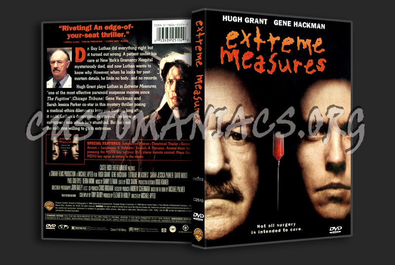 Extreme Measures dvd cover