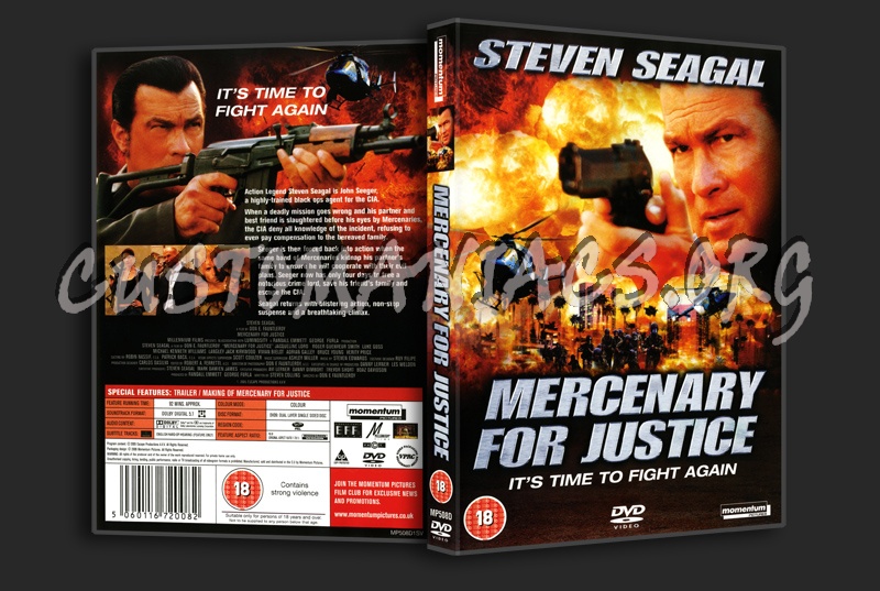 Mercenary for Justice dvd cover