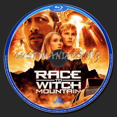 Race To Witch Mountain blu-ray label