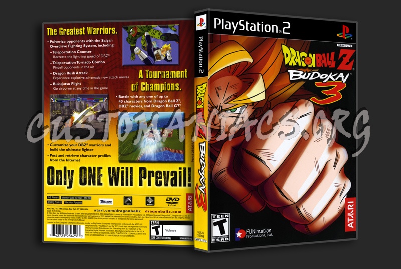 Dragon Ball Z Budokai 3 dvd cover