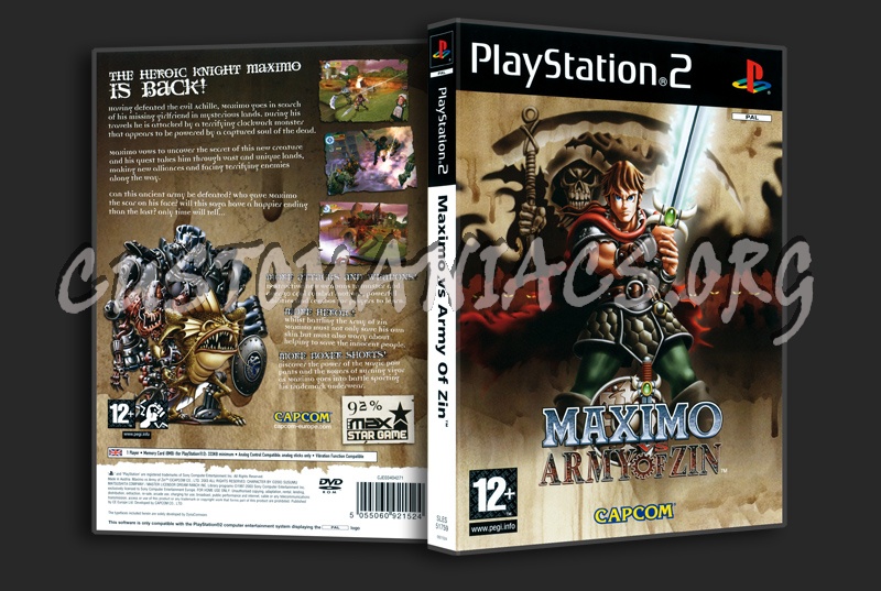 Maximo Vs Army Of Zin dvd cover