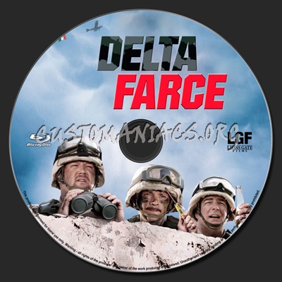 Delta Farce dvd label