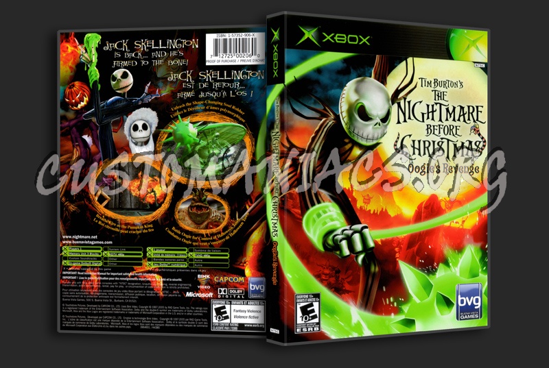 The Nightmare Before Christmas dvd cover