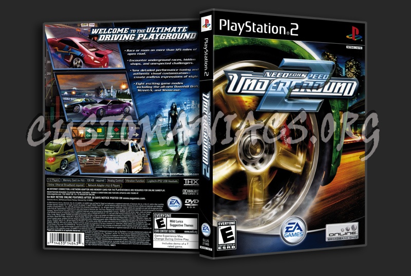 Need For Speed Underground 2 dvd cover