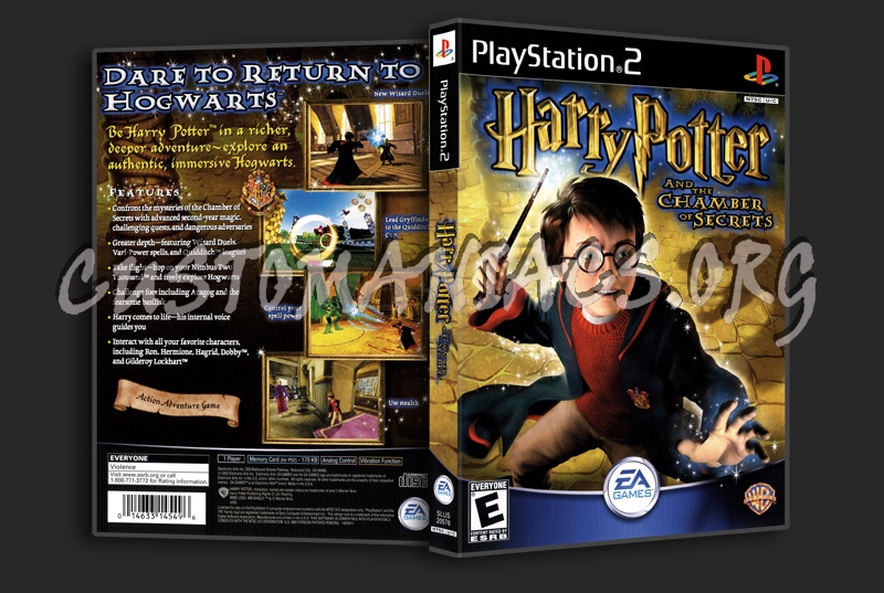 Harry Potter And The Chamber Of Secrets dvd cover