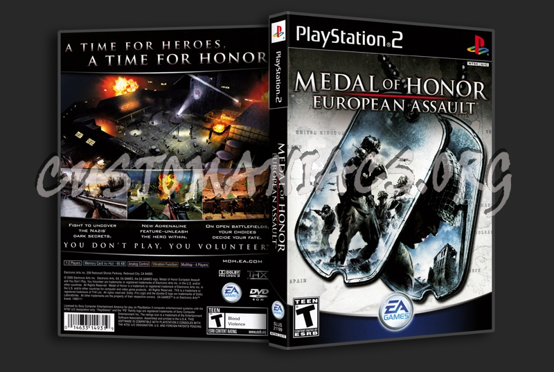 Medal Of Honor European Assault dvd cover