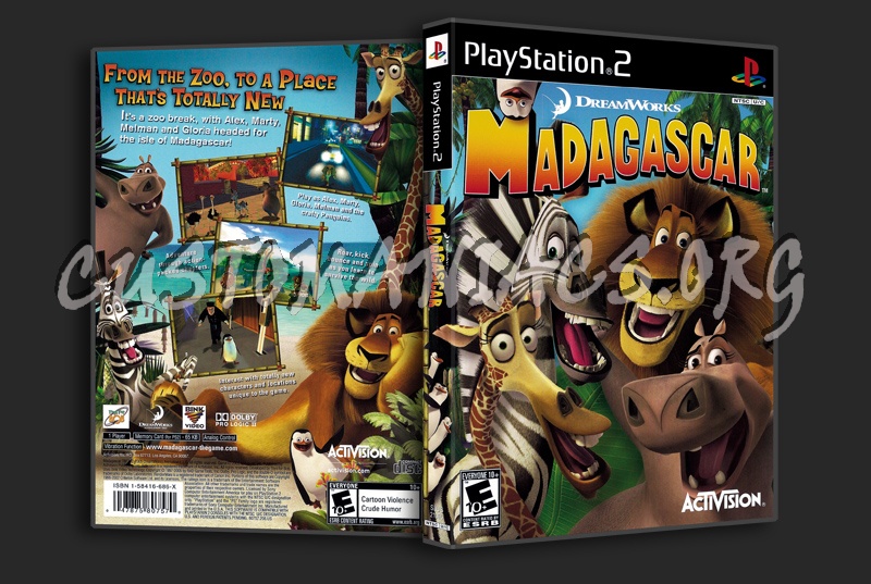 Madagascar dvd cover