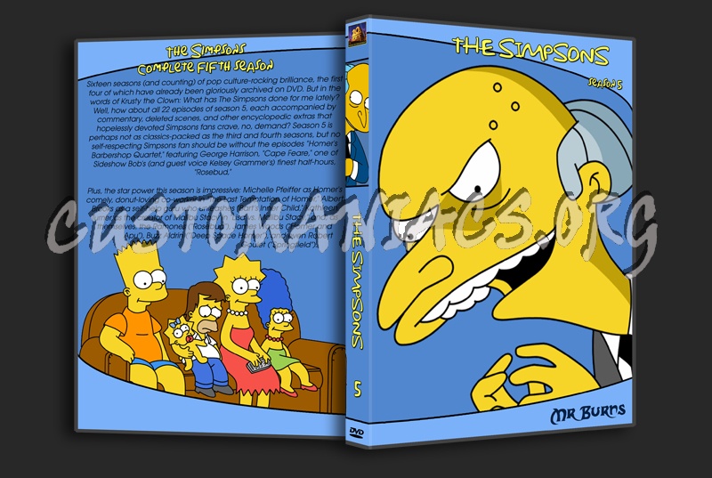 Season 5 - MrBurnsV3 dvd cover