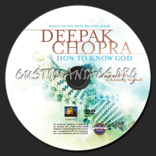 Deepak Chopra dvd label